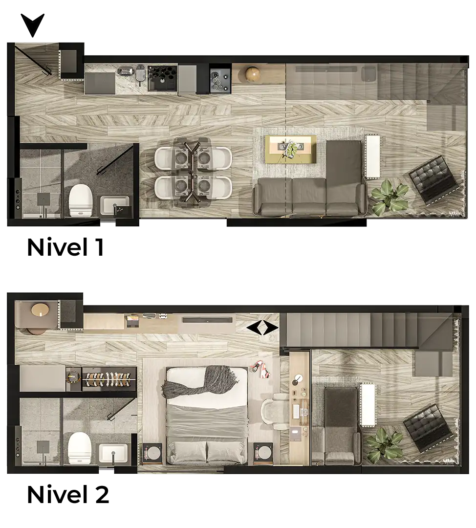 tipo 4 apartamentos duplex en bogota